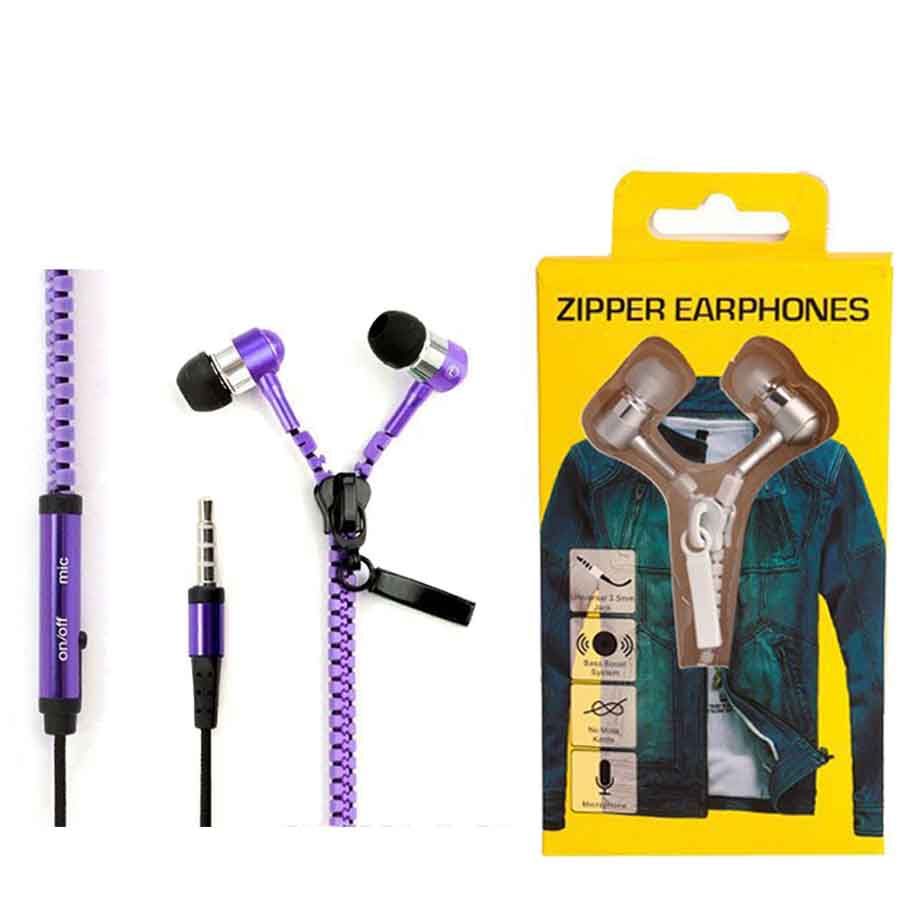 Fone zipper Earphoenes