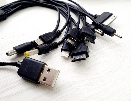 Cabo Usb Univeral Espiral 10 Em 1 Le-113