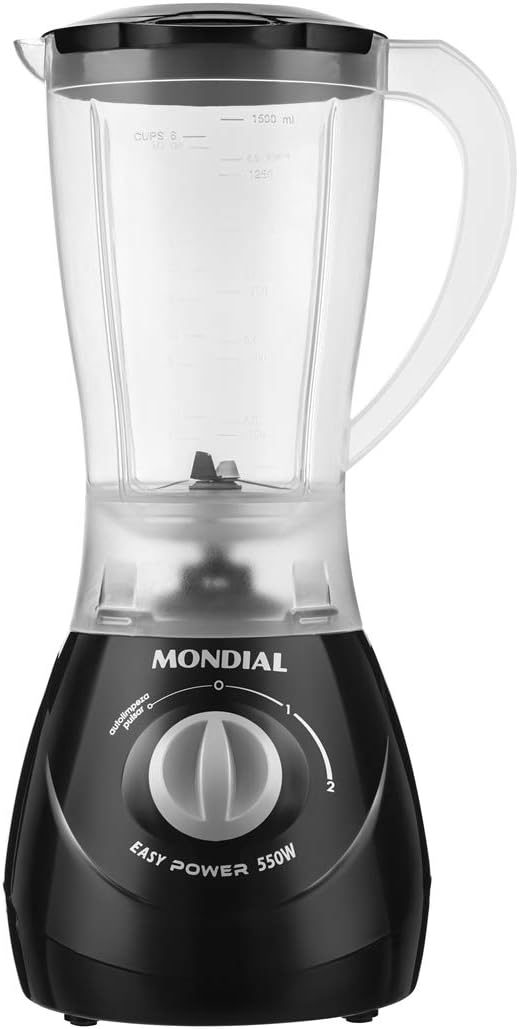 Liquidificador Easy Power, Mondial, Preto, 550W, 220V - L-550-B