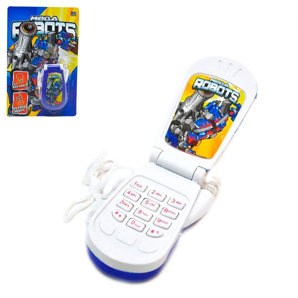 Celular De Brinquedo Com Luzes E Sons Infantil Coloridos U