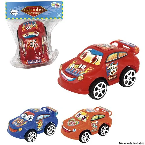 Carrinho Infantil A Fricção Pull Back Variados U