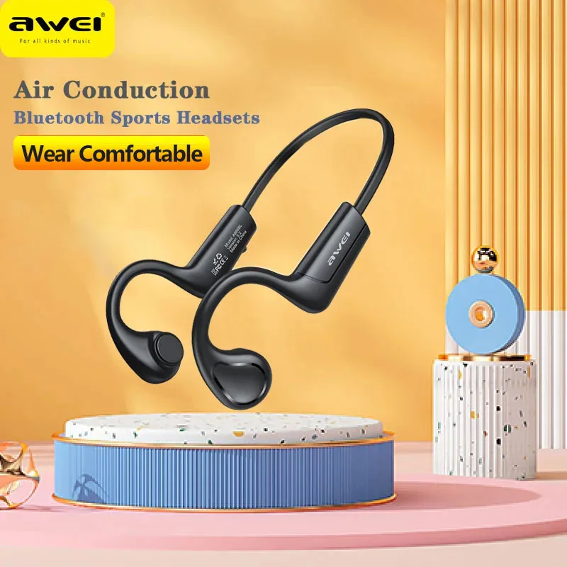 FONE DE OUVIDO AWEI AIR CONDUCTION SPORTS A886BL