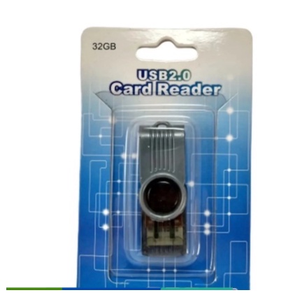 Leitor de Cartão de Memória USB 2.0 Card Reader 32 GB