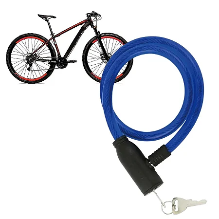 Cadeado Meia Lua Para Bicicleta 6mm 65cm