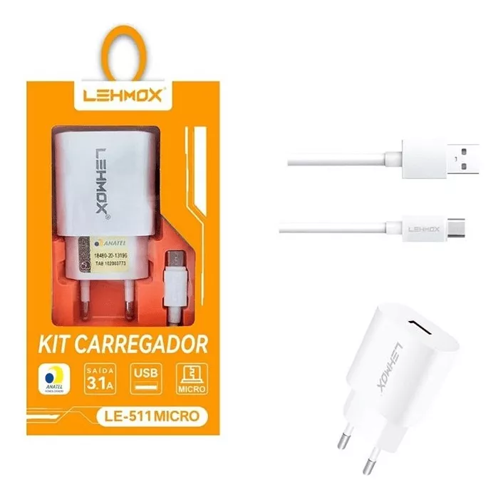 Carregadores Micro Usb V8 4.1A - LE-482-2